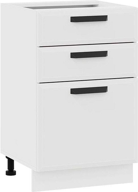 

Шкаф напольный Трия Тиана 1Н5Я3 (белый/белый супермат)