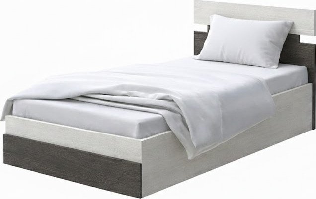 

Кровать PROxSON Milton с ПМ 90x200 (дуб шамони светлый 124/дуб кантербери)