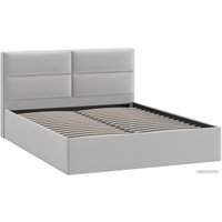 Кровать Трия Глосс универсальный тип 1 160x200 (велюр Confetti Silver)