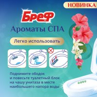 Средство для унитаза Bref Ароматы СПА Энергия 2x50 г