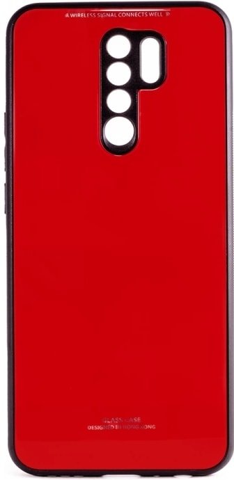 

Чехол для телефона Case Glassy для Xiaomi Redmi 9 (красный)