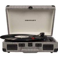 Виниловый проигрыватель Crosley Cruiser Deluxe (серый с плетеным узором)