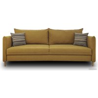 Диван Nord Star Айва Аустин (рогожка, горчичный)