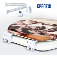 Сиденье для унитаза Еврокомфорт Океан В-35 103-311-01В35 (мягкое)