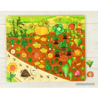 Мозаика/пазл Нескучные игры Овощи на грядке 3D 7907