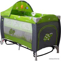 Манеж-кровать Coto baby Samba Lux (голубой)