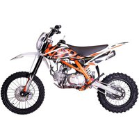 Мотоцикл Kayo Basic TT140 17/14 KRZ (черный/оранжевый)