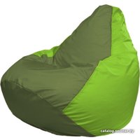 Кресло-мешок Flagman Груша Макси Г2.1-161 (салатовый/оливковый)