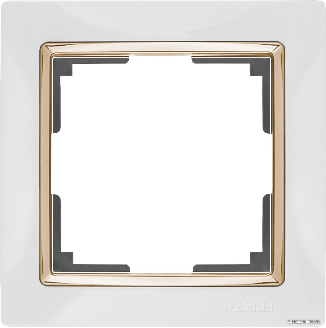 Рамка Werkel Snabb WL03-Frame-01 (белый/золото)