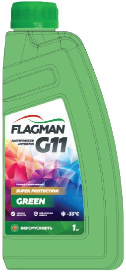 

Антифриз FLAGMAN G-11 минус 35 900мл