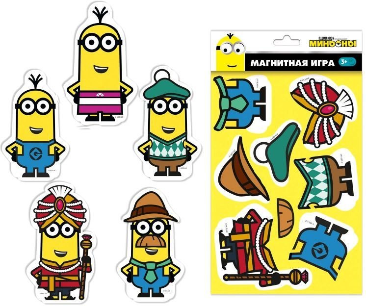 

Магниты для магнитной доски ND Play Миньоны Кевин 296001