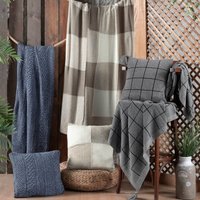 Плед Sarev Вязанный P 974 MONETA GRI/V1