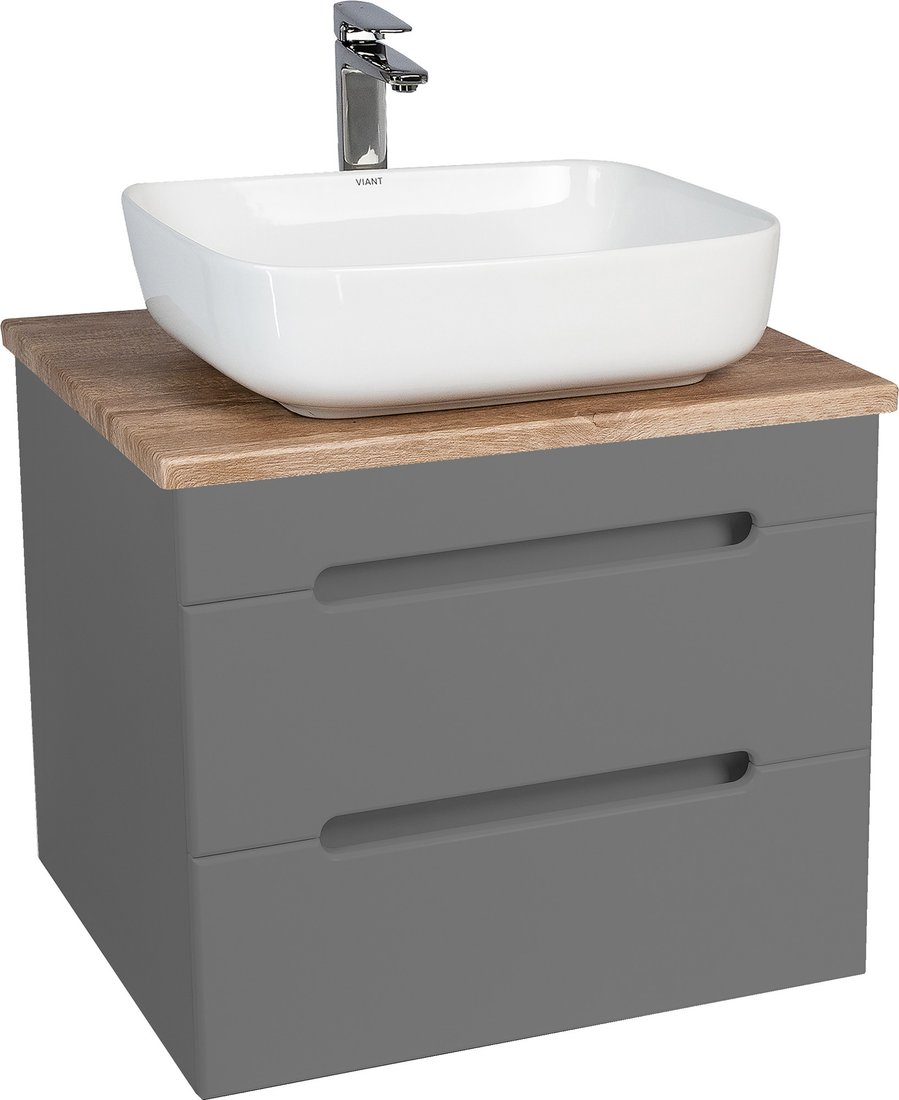 

Viant Тумба под умывальник Марсель VMAR66NG-T2YP (графит)