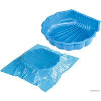 Песочница Paradiso Toys с тентом ракушка T00758 (голубой)