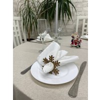 Кольцо для салфеток ОМурМебель Снежинки (12шт)