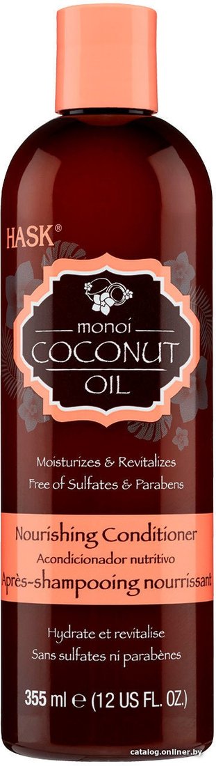 Бальзам HASK Monoi Coconut Oil Питательный кондиционер для волос (355 мл)