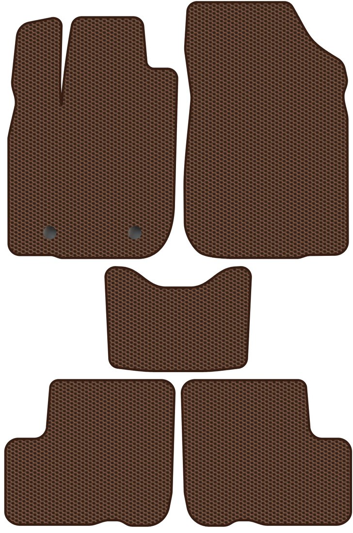 

Комплект ковриков для авто Alicosta Лада Ларгус I (Универсал 7 мест / R90) 2012 - 2021 (коричневый, сота)