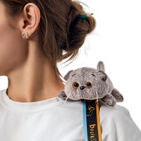 Классическая игрушка BUDI BASA Кот Басик с бантиком лежачий 10870419