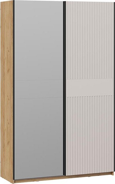 

Шкаф-купе Трия Оскар Хилтон Т2 1400 271074 (ручка черная/дуб крафт золотой/кашемир сатин)