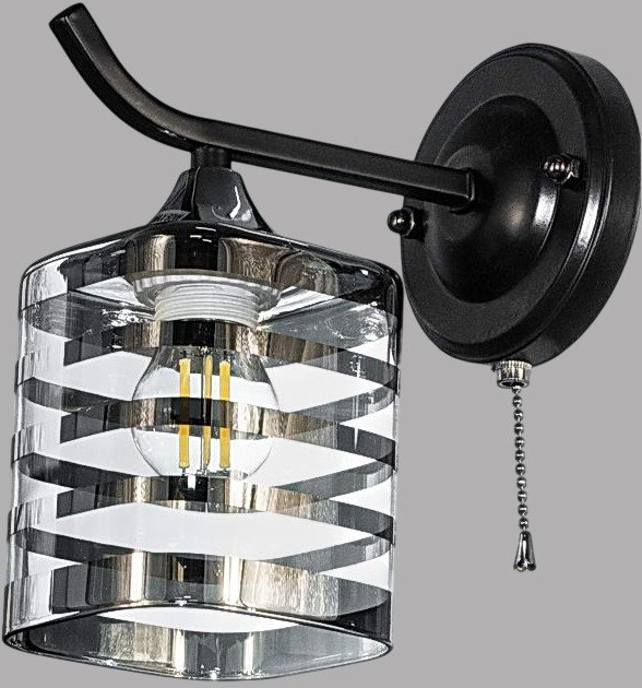 

Бра Aitin Pro НББ 03-60-101 5023/1W (черный/хром)