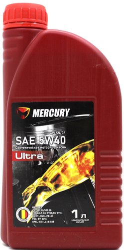 Моторное масло Mercury SAE 5W-40 API SG/CD 1л