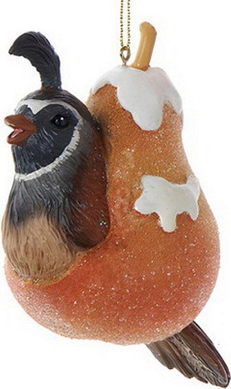 

Елочная игрушка Kurt S. Adler Christmas 2025 Птица и груша E0911_1