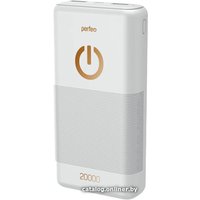 Внешний аккумулятор Perfeo Splash 20000mAh (белый)