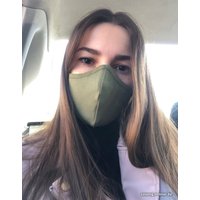 Многоразовая медицинская маска A12Mask Двухслойная многоразовая маска v2.0 (хаки/зеленый, M, 5 шт)