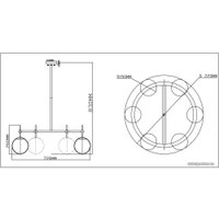 Люстра средней высоты Moderli Svetlana V3000-6C