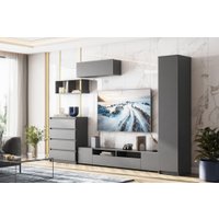 Комод Mio Tesoro Денвер 4 ящика (графит серый)