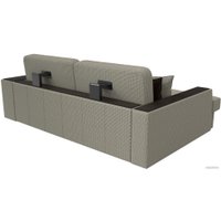 Угловой диван Лига диванов Брюссель левый 110659L (рогожка корфу 02)