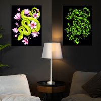 Картина по номерам Молли Питон в цветочном эдеме 40x50 FHR0615