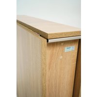 Стол-книга Stoloff Мечта 1600x850 (дуб сонома, опоры вкручиваемые, углы закругленные с роликами и ручками)