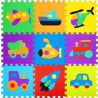 Коврик-пазл Юнландия Машинки 664667