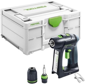 Дрель-шуруповерт Festool C 18-Basic 576434 (без АКБ, кейс)