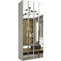 Шкаф-гармошка Евва Лайн ЛН-2D.560.04(2Z/2Z) (бодега белый)