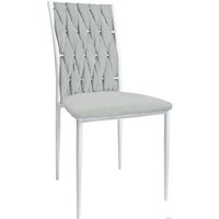 Стул Лидмаш SM-07 (белый/светло-серый)