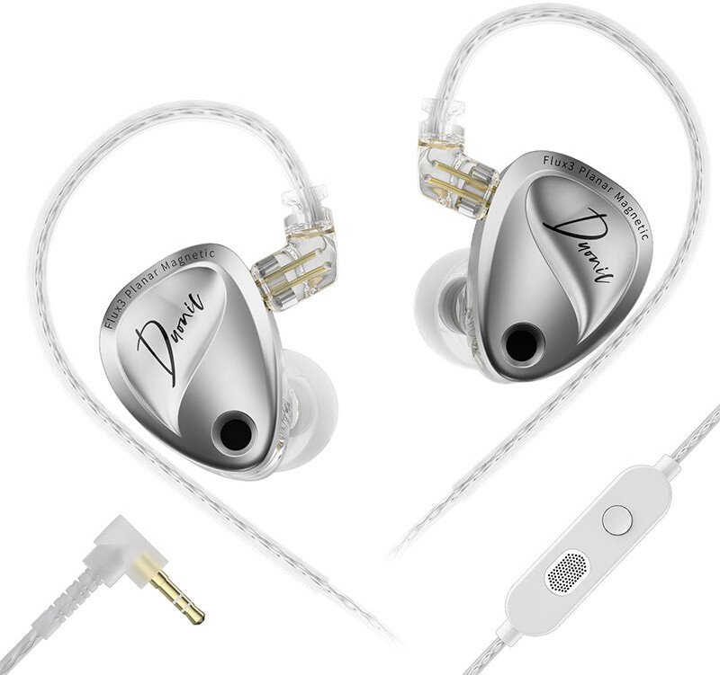 

Наушники KZ Acoustics Duonic No Switches 3.5 мм (с микрофоном, серебристый)