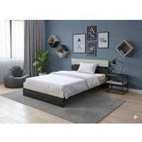 Кровать PROxSON Milton 80x200 (ясень шимо светлый/черный)