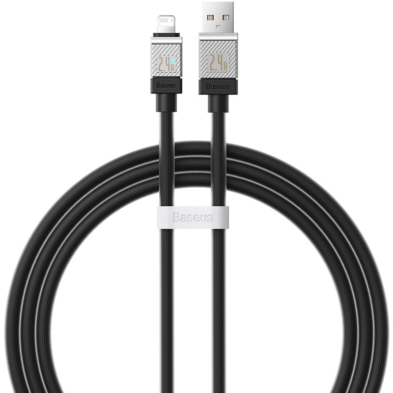 

Кабель Baseus CoolPlay Series USB Type-A - Lightning (1 м, черный)