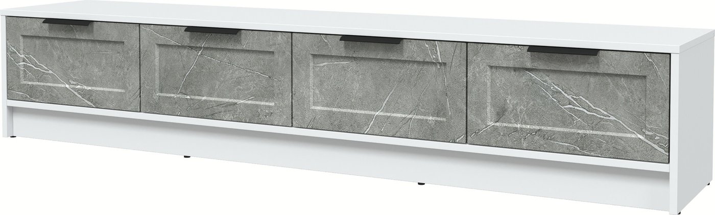 

Тумба Интерлиния ТВ Концепт Тренд КТ-ТВ4-35 (белый платинум/керамика)