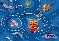 Ковер для детской Associated Weavers World of Cars Blue 95x133