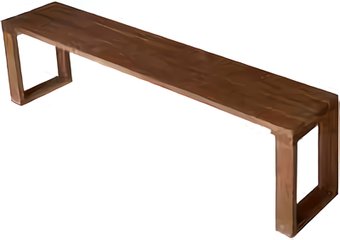Скамейка Dyatel С прямоугольными ногами сосна (дуб)