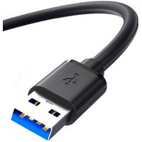 Кабель USBTOP USB 3.2 Gen1 Type-A - USB 3.2 Gen1 Type-A (M-M, 1 м, черный)