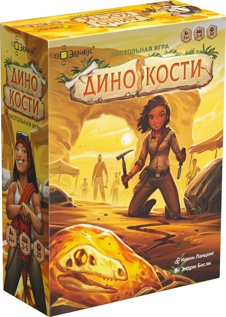 Настольная игра Эврикус Динокости