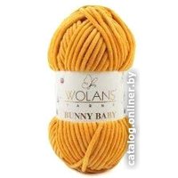 Пряжа для вязания Wolans Yarns Bunny Baby 37 100 г 120 м (горчица, 5 мотков)