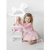 Стульчик для кукол Leader Toys Diamond Princess для кормления 71119 (белый)