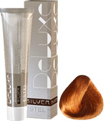 

Крем-краска для волос Estel Professional De Luxe Silver 7/43 русый медно-золотистый