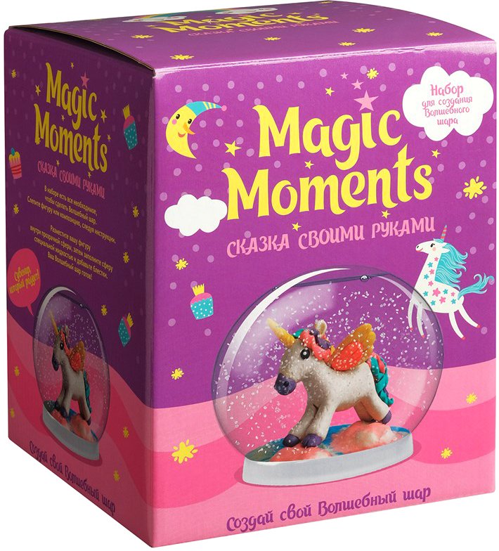 

Набор для создания поделок/игрушек Magic Moments Волшебный шар. Единорог mm-21
