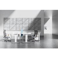 Офисное кресло SitUp LATI-H Grey Chrome (сетка Grey/Grey) в Мозыре